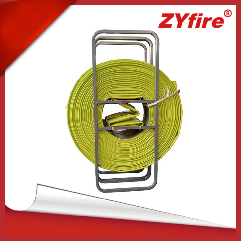 ZyFire 6 بوصة PVC Irriري انش سحب انش وضع مسطح خرطوم للري النقل باستخدام التركيبات