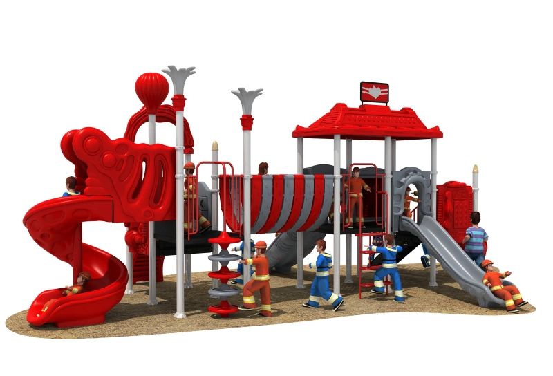 New Role-Playgring Fireman Type Children Kids Outdoor Playground with TUV-GS\CE\En 1176\SGS\OHSAS18001\ISO9001\ISO14001 Certificate