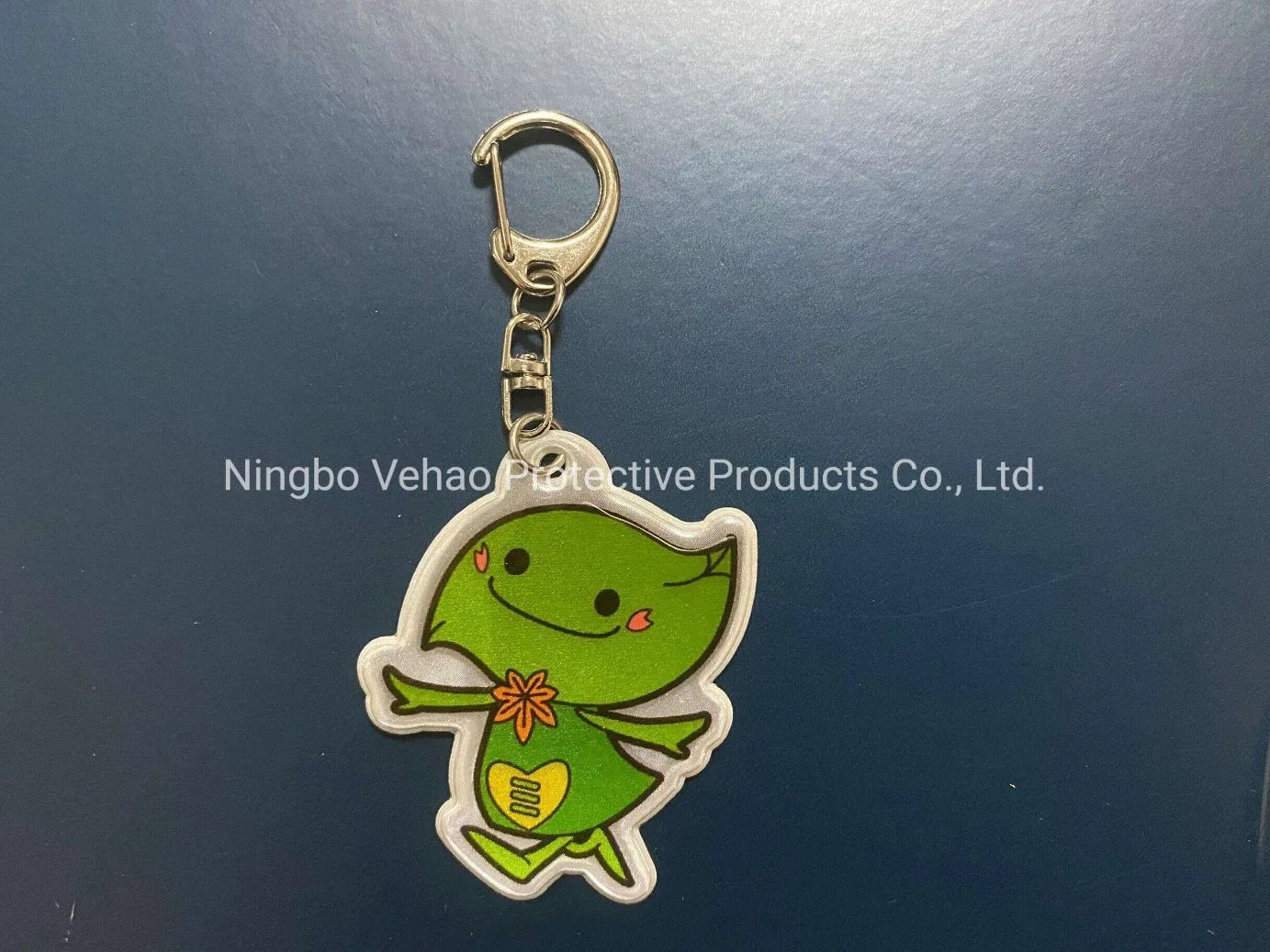 Reflective Printing Sticker Plastic Key Ring Pendant Ornament Dfo-020