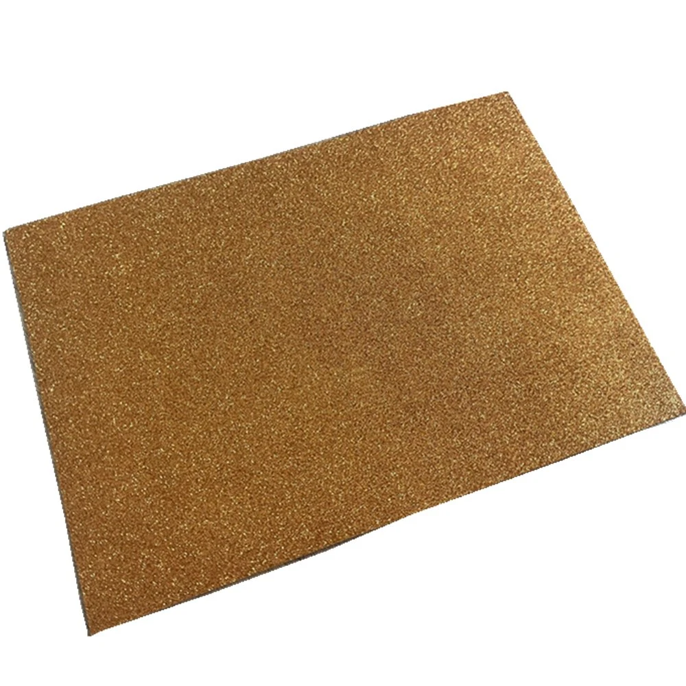 A4 Size 10 Pack Self Adhesive Glitter EVA Foam Sheet Glitter EVA Foam with Sticker