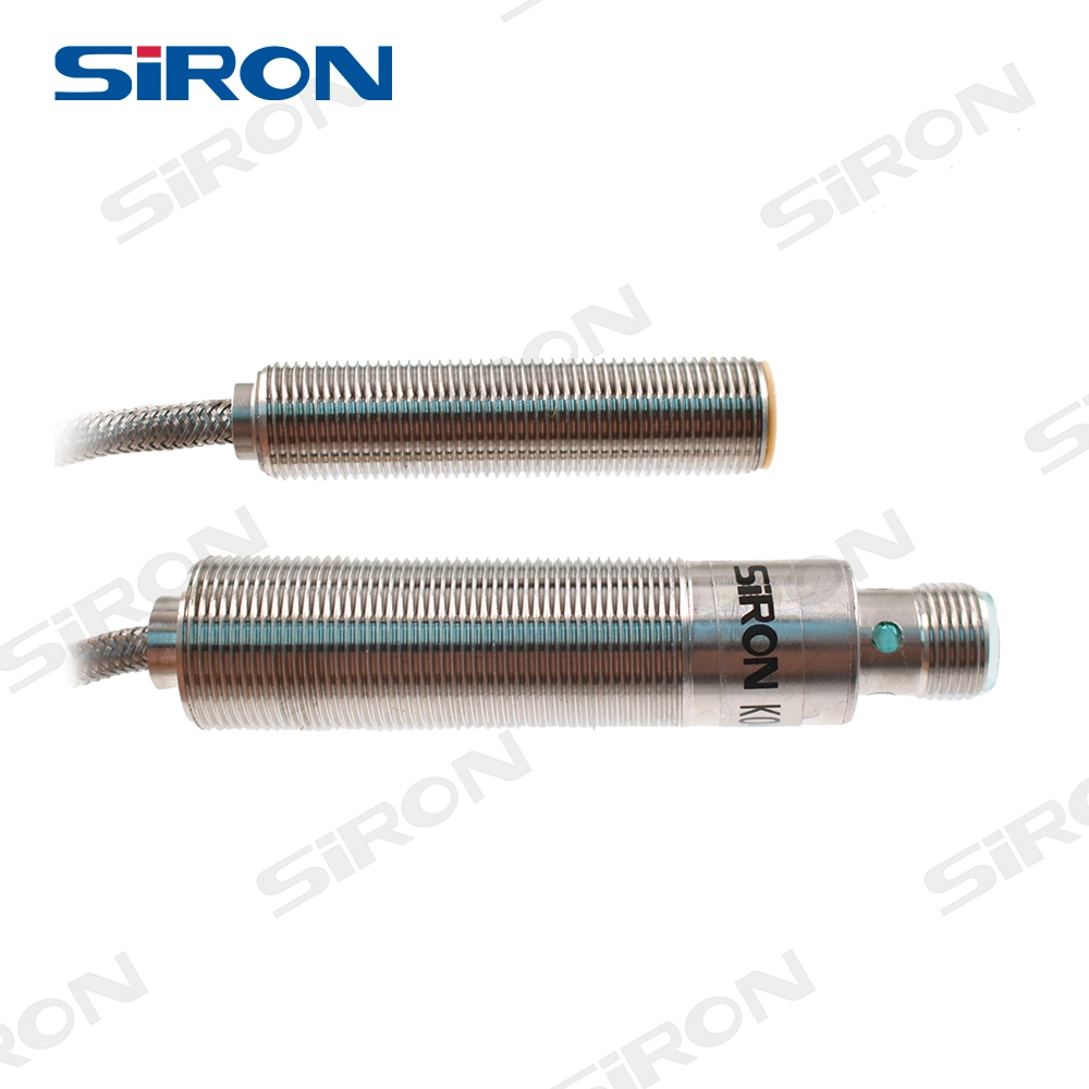 Siron M12 Resistência a altas temperaturas 2mm 3 mm 4 mm de distância de detecção de proximidade indutivo de Ignição