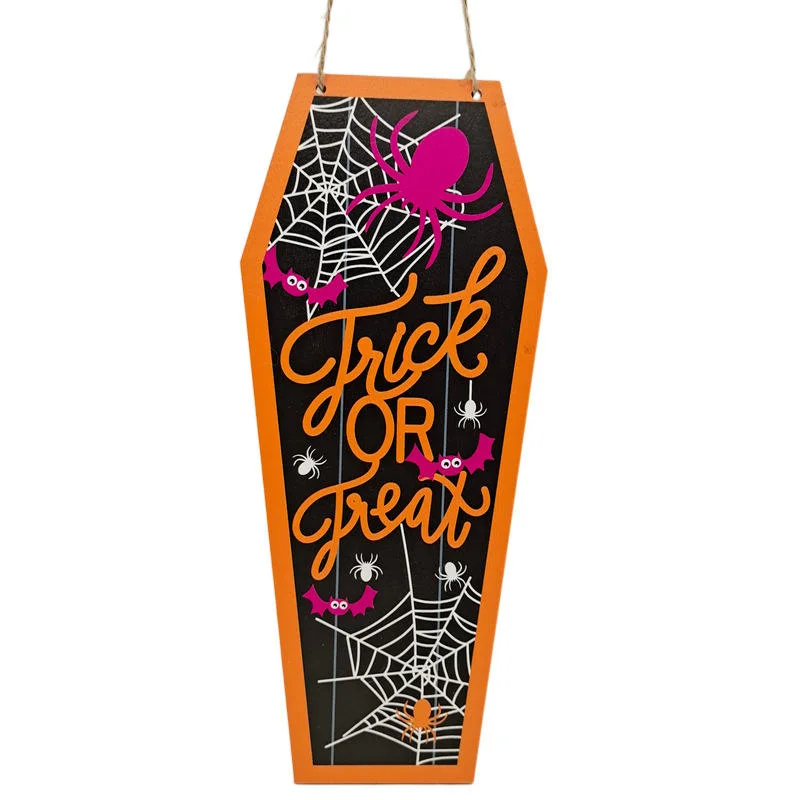 New Wooden Halloween Doorplate Hanger Party Decoration