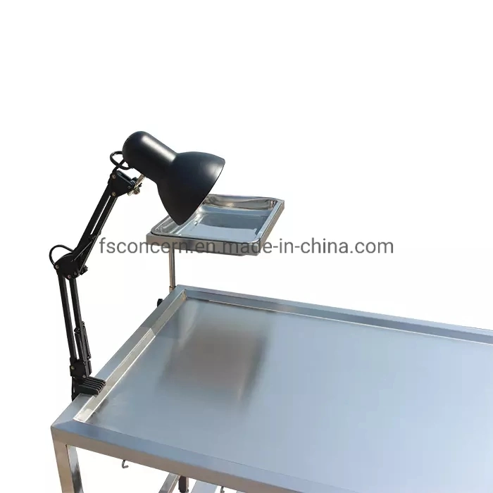 Veterinary Operating Dissection Table Steel Embalming Veterinary Animal Autopsy Table Manufacturer