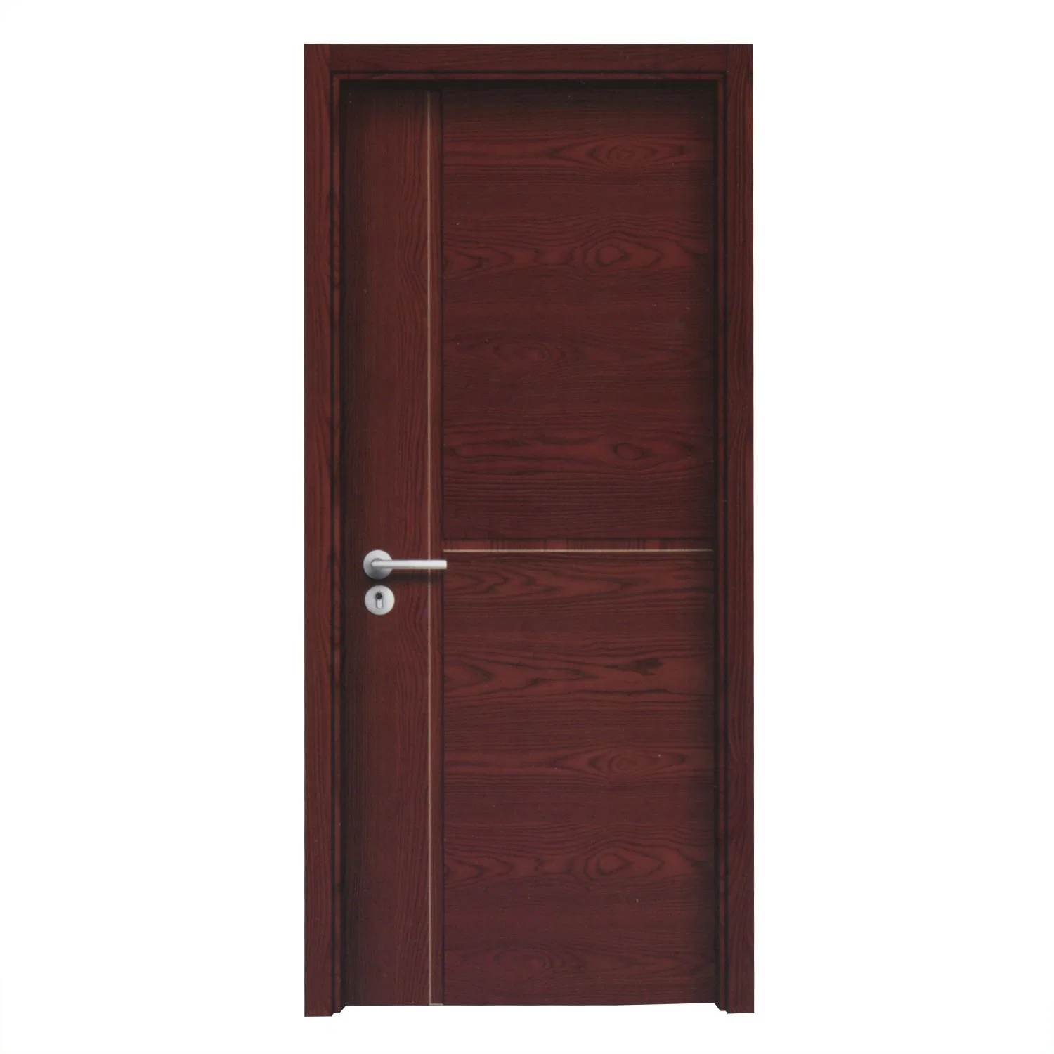 Walnut Wooden Fire Door Soundproof Hotel Timber Anti Fire Doors