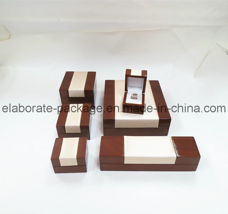 Handmade Wooden Jewelry Box Trendy Hardwood Jewelry Package Case