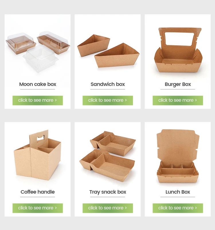 Wholesale/Supplier Custom Paper Food Boat Disposable Kraft Paper Lunch Box Eco-Friendly Brown Paper Snack Cake Tray