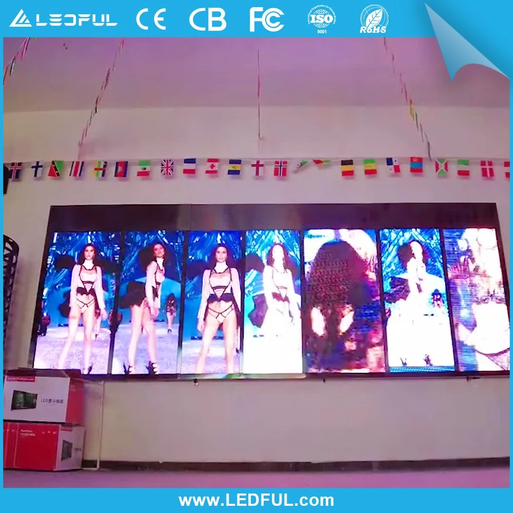 P3 al aire libre de eventos Alquiler de telón de fondo LED Pantalla de visualización en pantalla del panel de eventos P3.91 3,91mm de la etapa de la pared de vídeo de fondo para el concierto