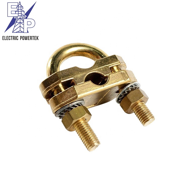 Earthing Electric Connection U Bolt Cable Clamp, Brass Clamps and Connect
