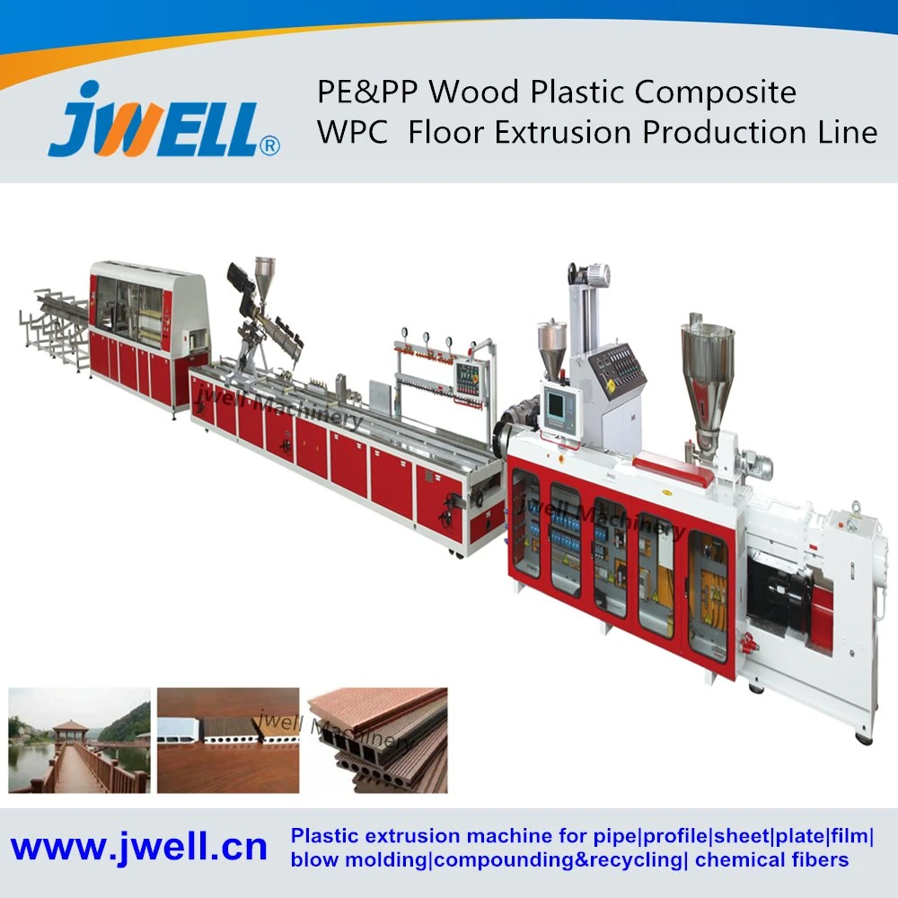 PVC Wood Plastic WPC Profile and Board Extruder Production Extrusion Line