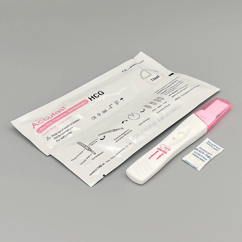 One Step Test Kits Pregnancy HCG Test Strip Cassette Midstream