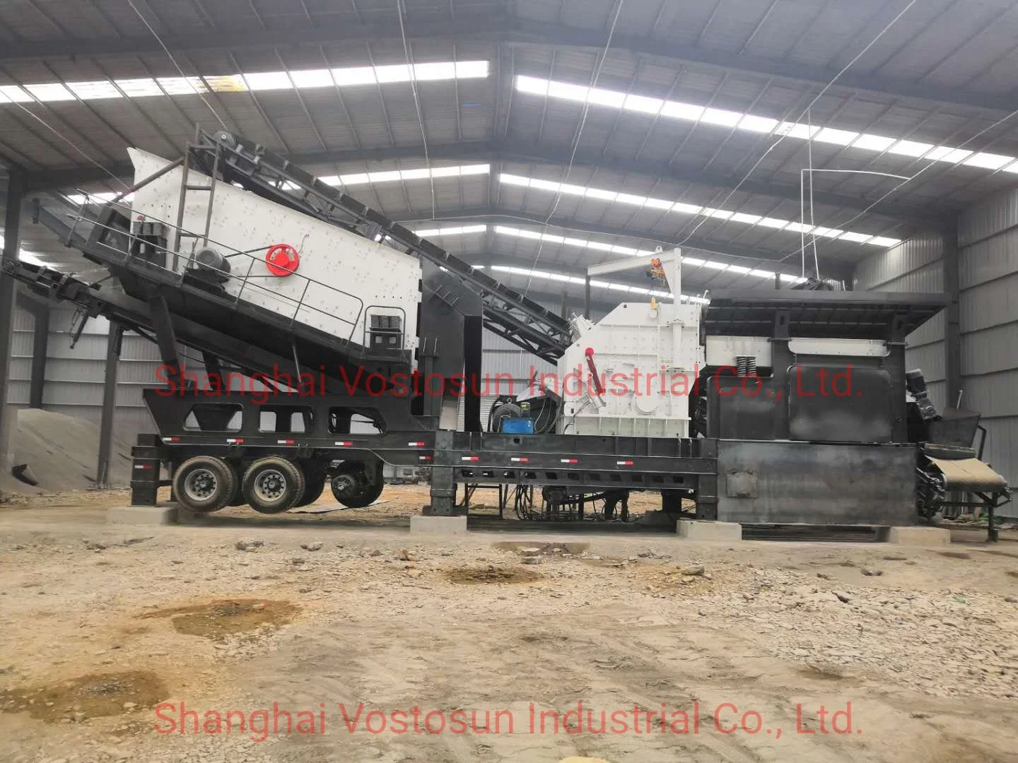 Mining Stone Mini Station Mobile Jaw Crusher Plant for Granite Crushing Line