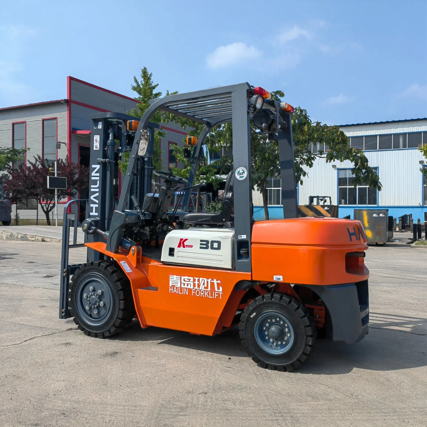 Chariot élévateur à fourche hydraulique de 3 tonnes avec Isuzu C240 japonais Moteur