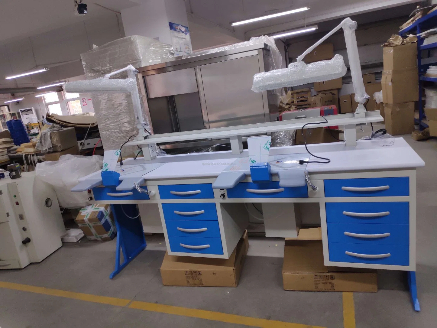 China Fabricante Equipo de laboratorio Técnico Dental Banco de trabajo