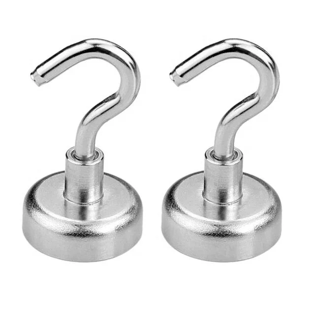 Strong Permanent Neodymium Pot Magnet with Hook