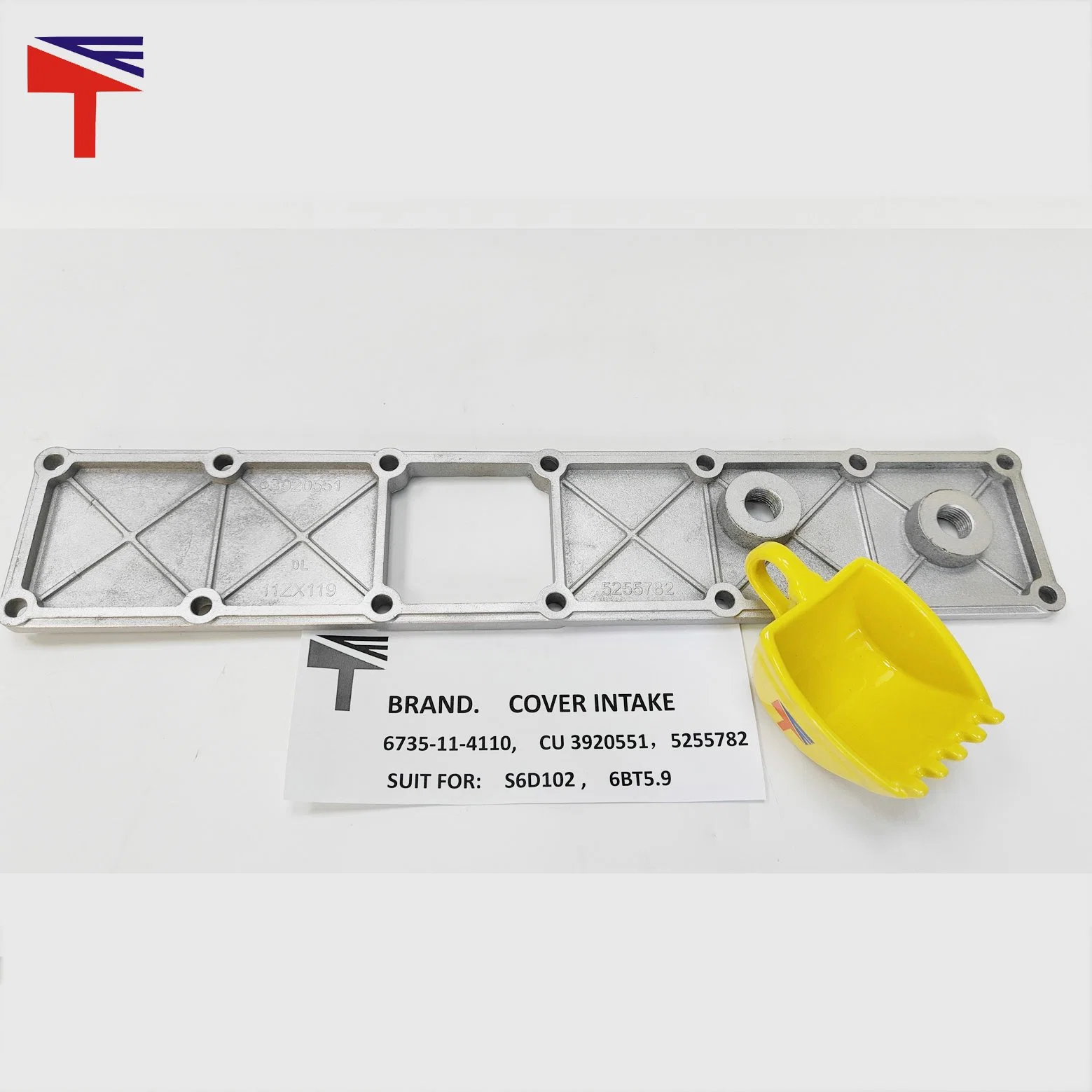 Machinery Engine Parts Cover Intake 6735-11-4110 3920551 5255782 for Engine S6d102 6bt5.9