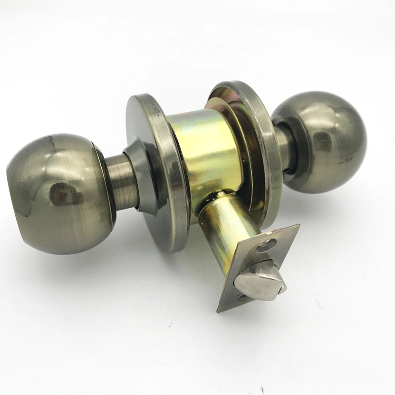 Grade 3 Cerraduara Entrance Bathroom Tubular Cylindrical Door Knob Lock