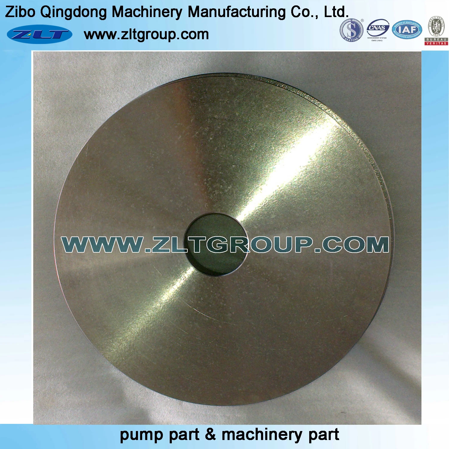 Sand Casting ANSI Chemical Centrifugal Pump Stuffing Box Cover in Titanium/Stainless Steel