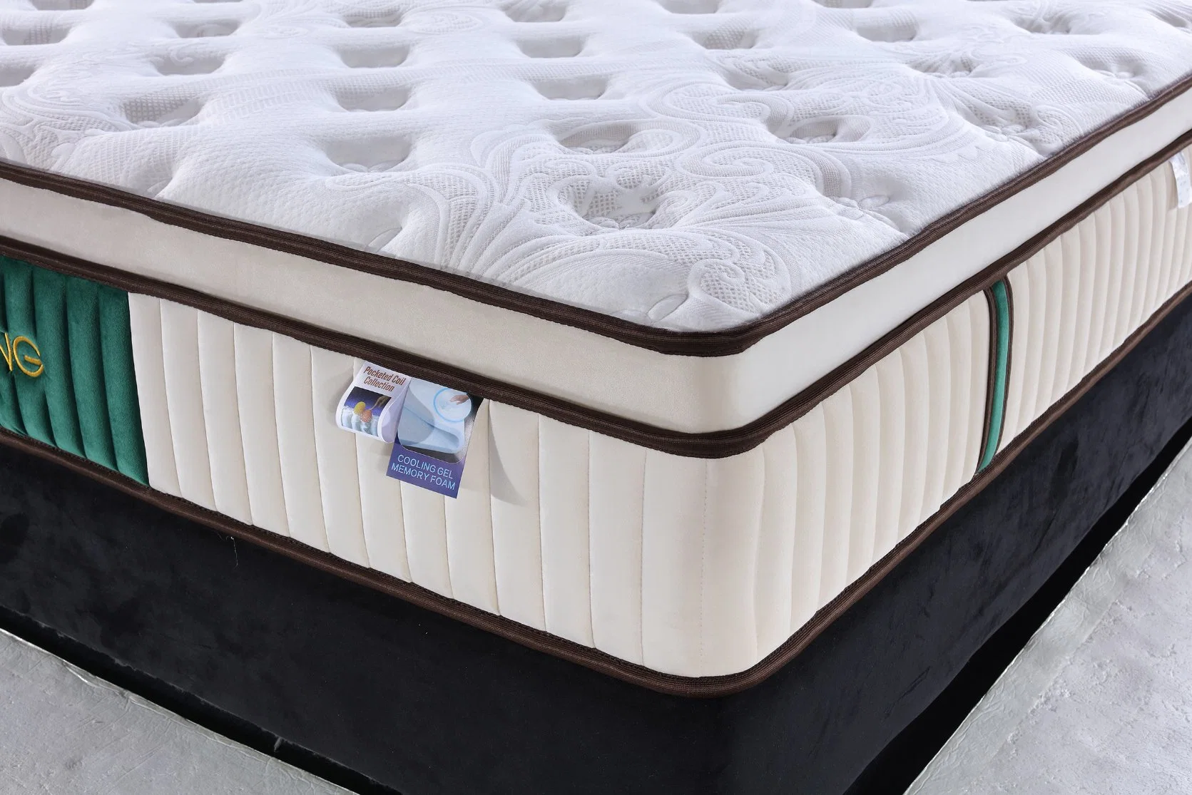 Matelas à vide Gel mousse à mémoire de forme matelas à ressorts