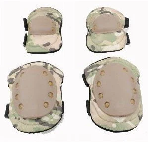 Tactical Adjustable Safety Protective Knee + Elbow Pads for Outdoor