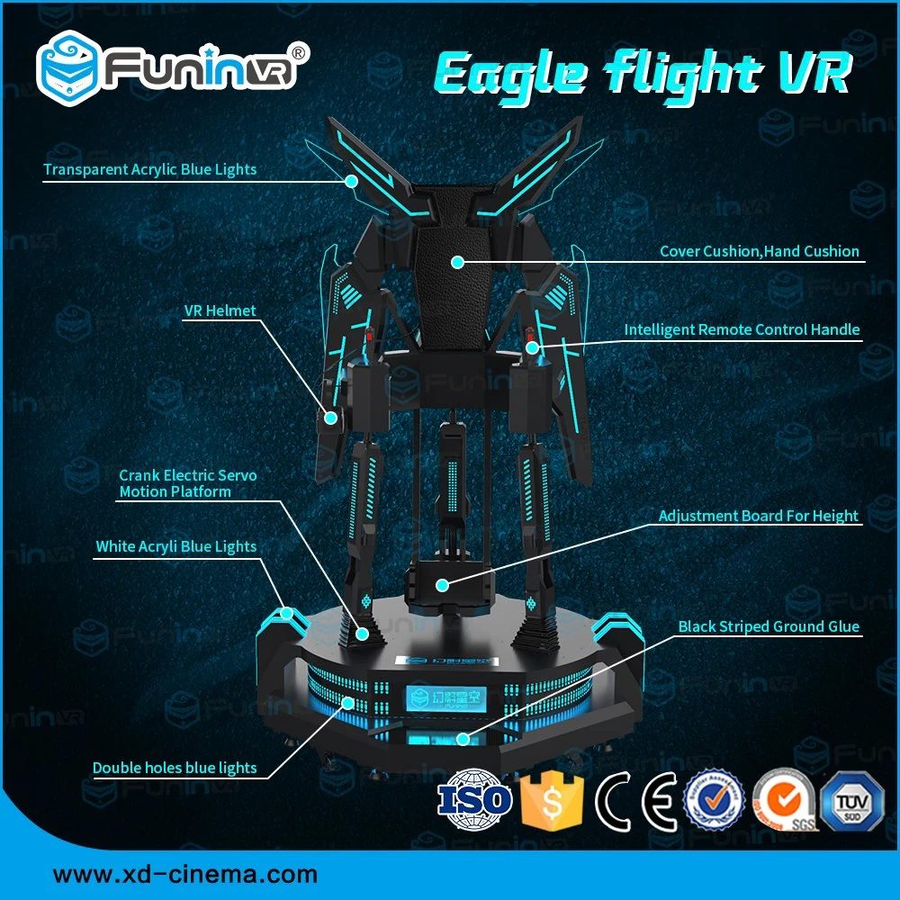 9d Vr Stand Shooting Game Flight Virtual Reality Simulator