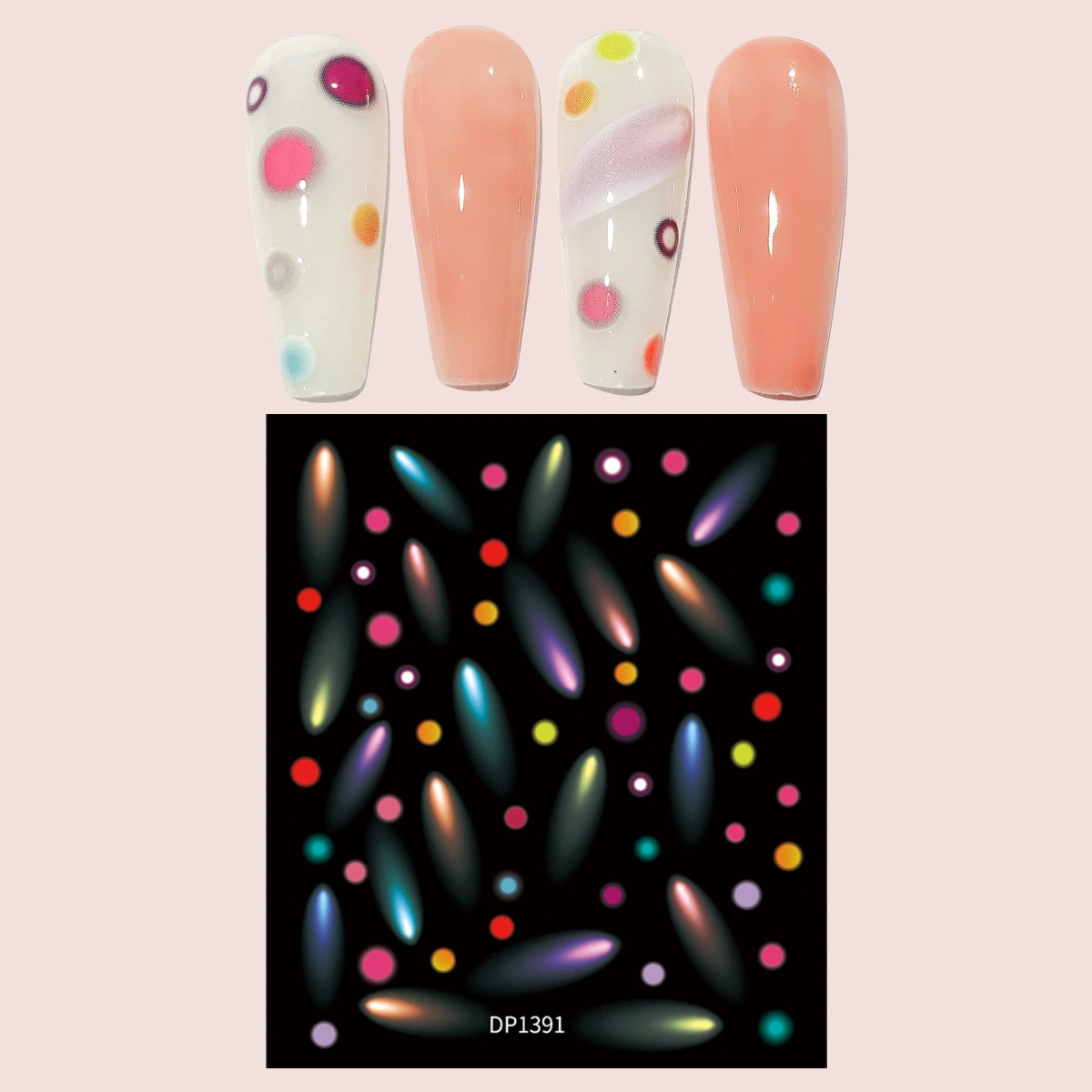 2D Beauty Nail Stickers Transfer