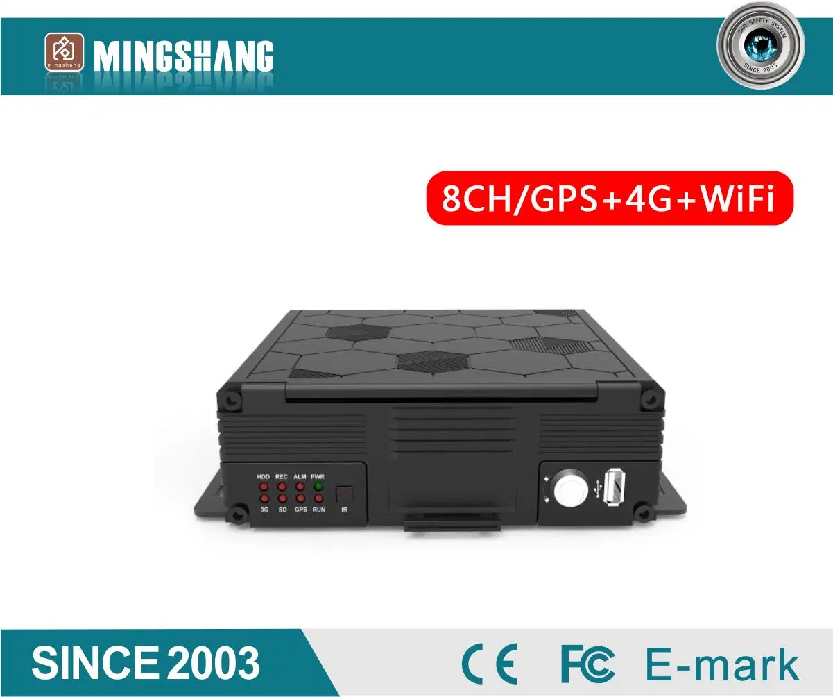 8CH Ahd HDD DVR System (8CH/GPS+4G+WiFi)