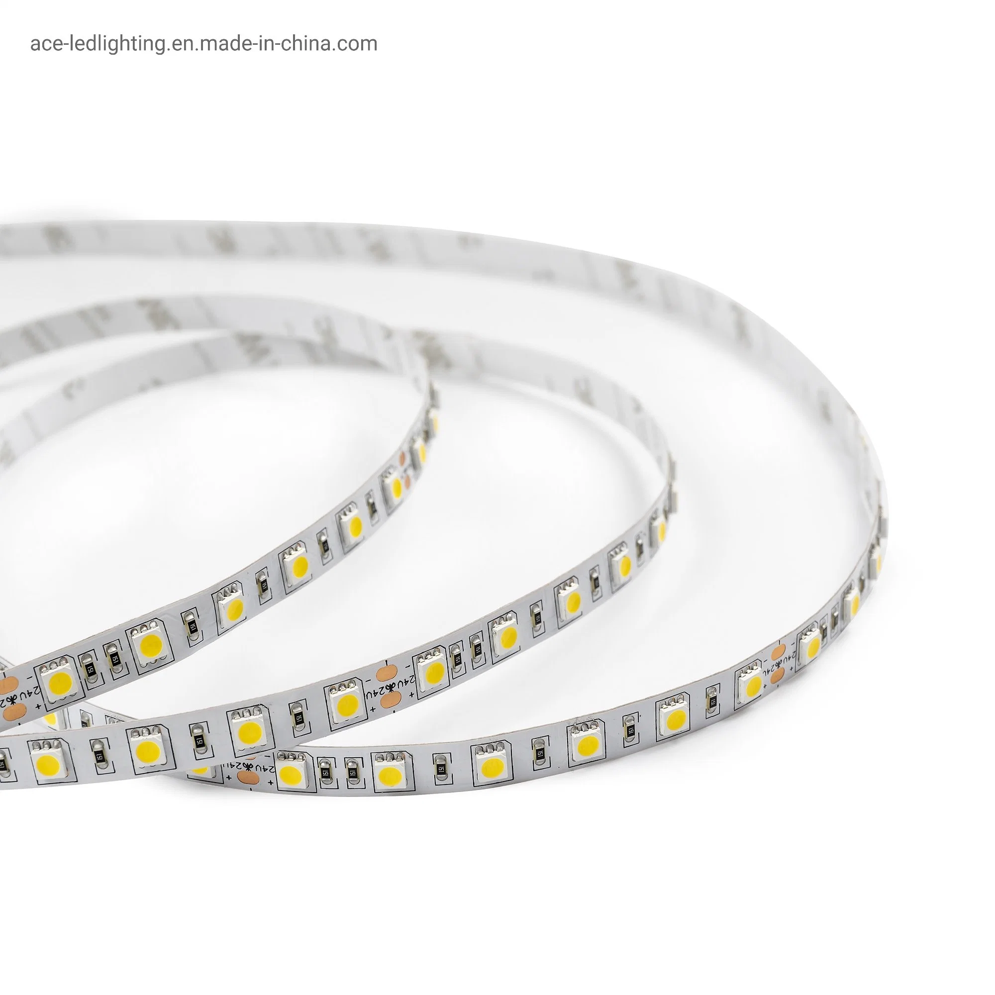 12V 24V 60LED/M 5050 Magic Digital LED Strip with External IC RGB LED Strip for Decoration