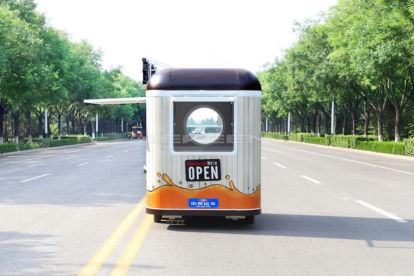 Jekeen Multi-Functional Food Cart for Fast Food Vending Food Trailer