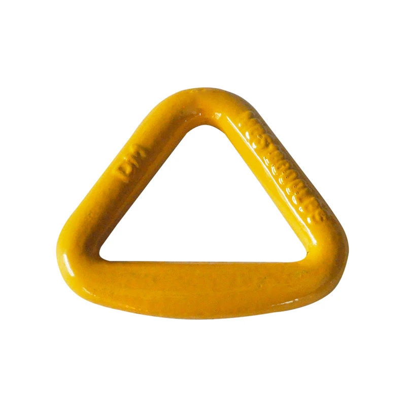 Welded Alloy Steel Triangle Ring for Heavy Equipment