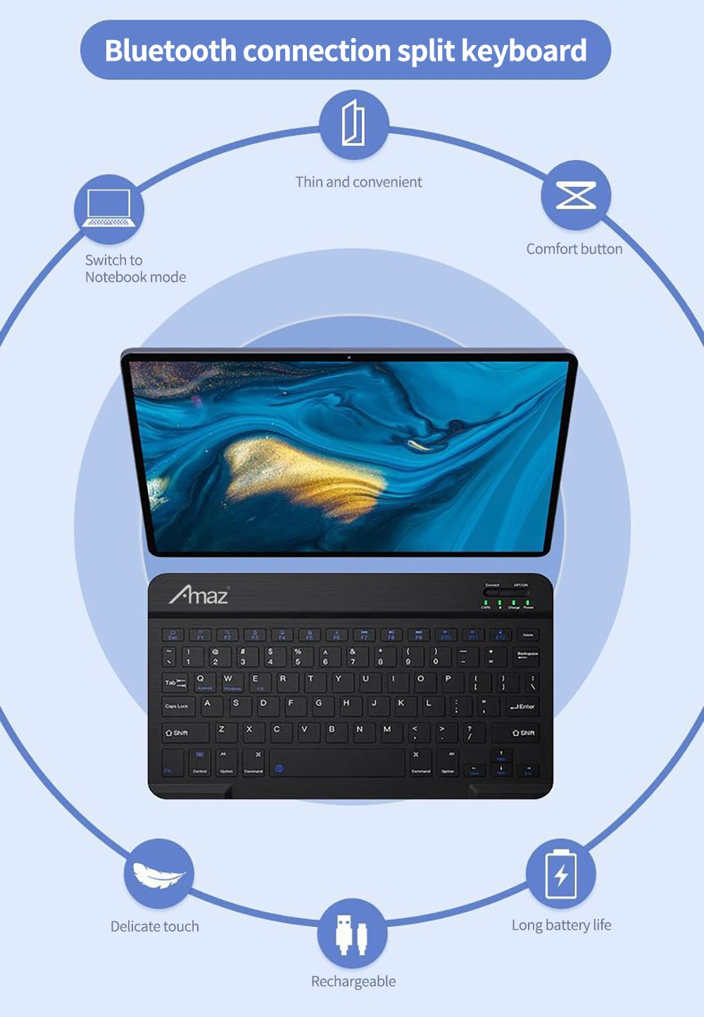 Die Schüler bevorzugten 10" Tablets 2+32/4+64G Storage Mini Laptop für den Unterricht