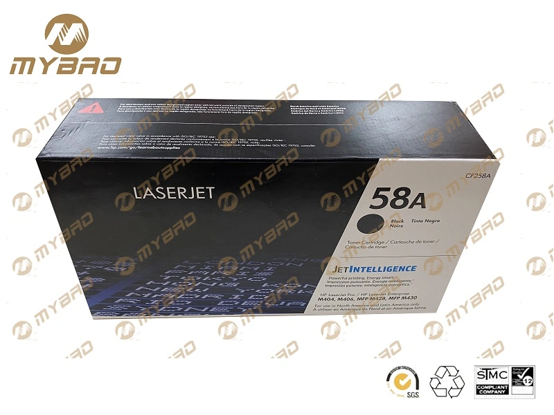 Cartucho de tóner nueva llegada CF258A 58A para HP LJ PRO M404/MFP428