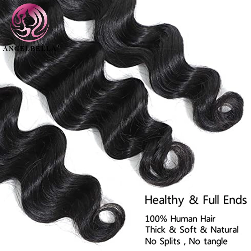 Angelbella Top Grade Hair Bundles Deep Wave Funmi Remy Hair Weaving Weft