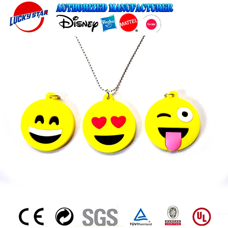 New Design Necklace with 3PVC Pendant