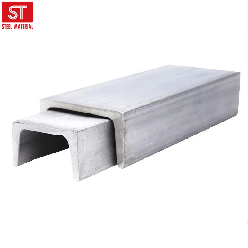 Grade 201 202 304L 316L 321 904L 2205 2507 Duplex Stainless Steel U-Channel and C-Channel Profile Channel Steel with High Quality