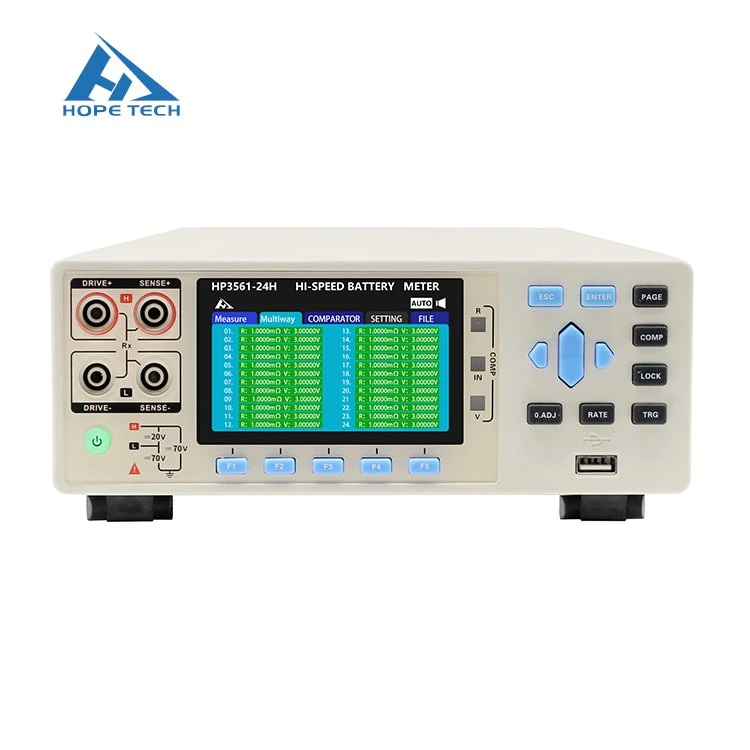 HP3561-24h 24 canales Comprobador de baterías inteligente Medidor de batería 20V