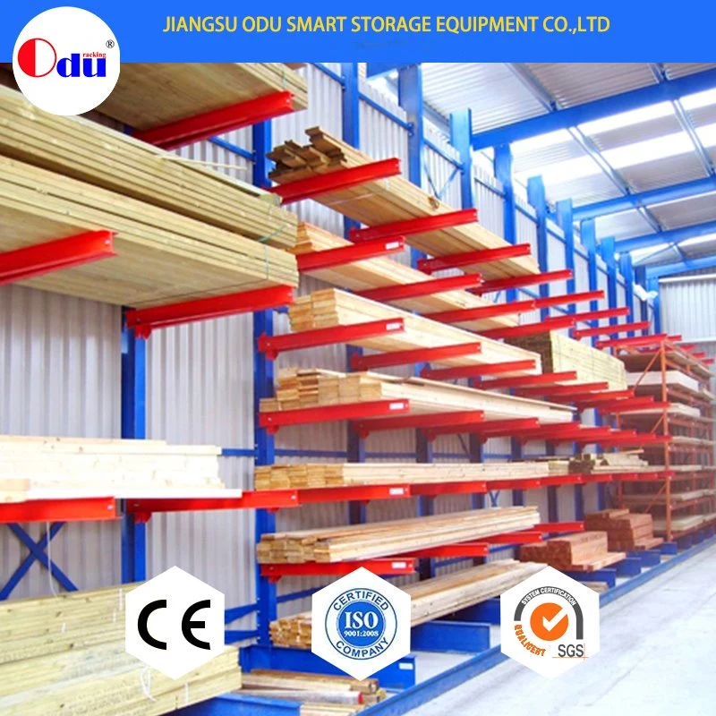 High Capacity Double Faced Heavy Middle Duty Customized Long Material Cantilever Rack Shelf