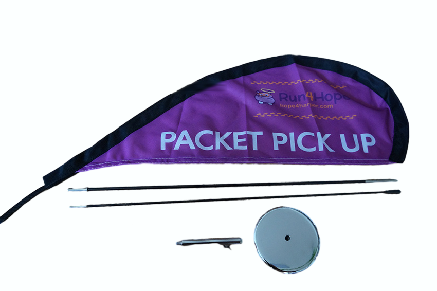 High-Quality Branded Desk Top Advertising Table Flag Banner