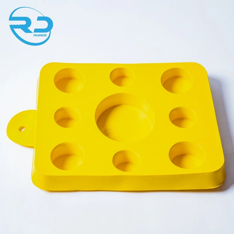 Swimming Floating Pool Tray Eco Friendly NBR Vinyl Coated Foam Floating Breakfast Hotel Water Serving Tray for Drink Food Fruit