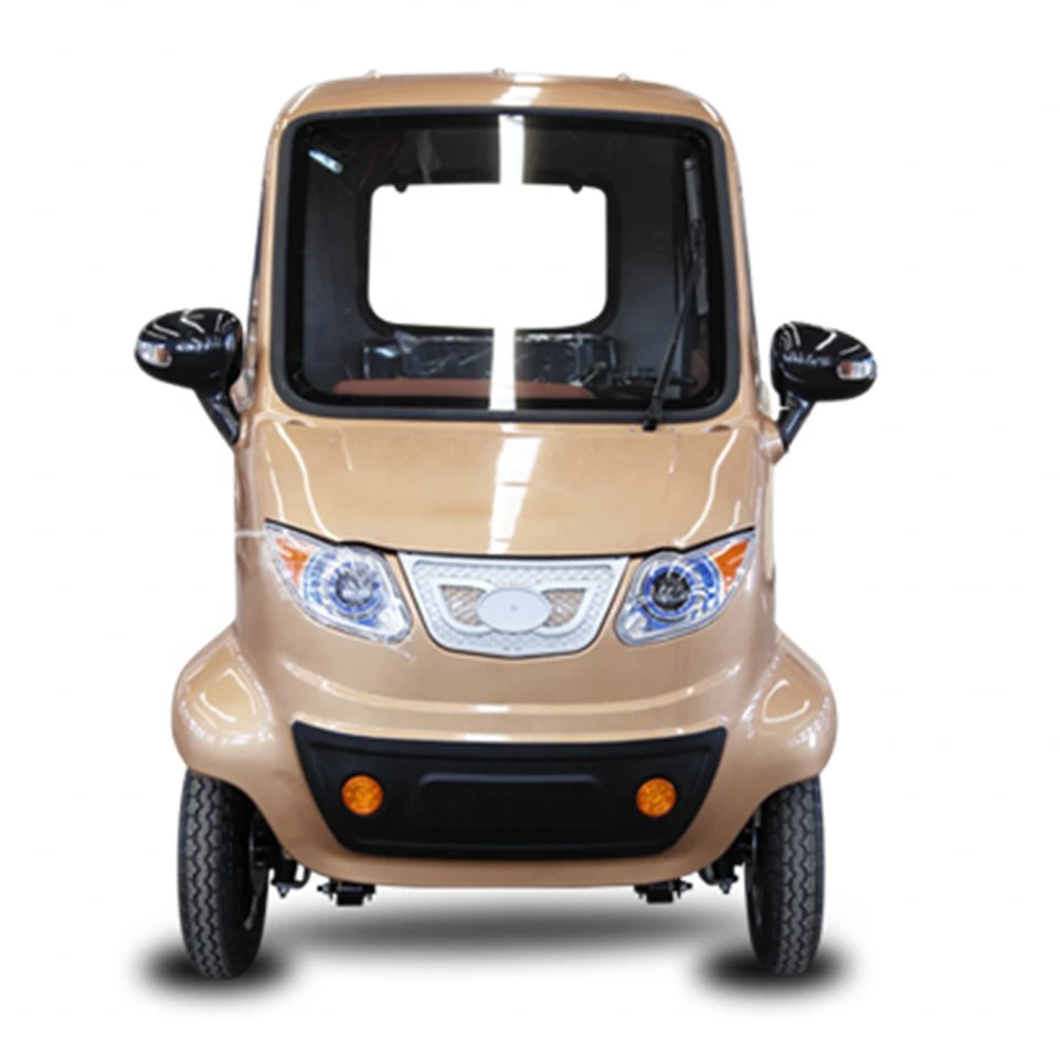 Passenger Fully Enclosed Electric Mobility Scooter Cabin 4 Wheel Motorcycle for Disabled Four Wheel Electric Scooter