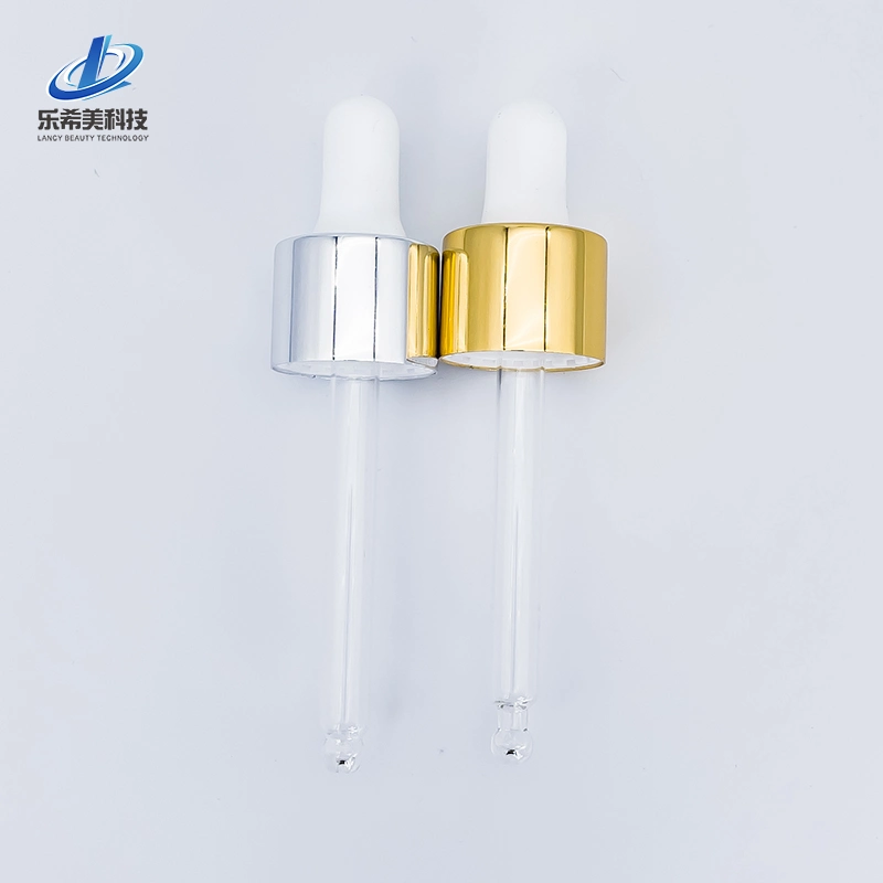 20/400 20/410 20/415 18mm Cosmetic Aluminum Dropper Lid Top Rose Gold Glass Pipette 22/415 Dropper Top