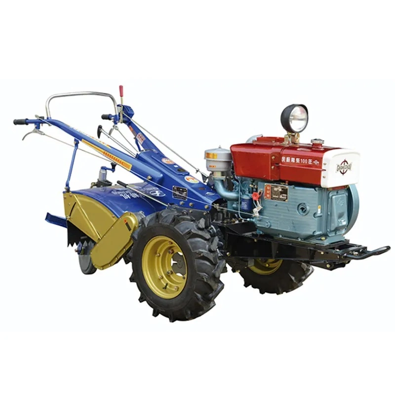 High Quality Multifunctional 12HP 2 Wheel Chinese Walking Micro Hand Tractor