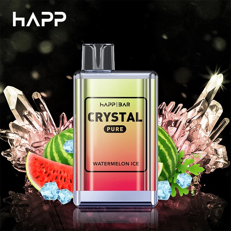 Jetable Vape personnalisé logo Happ Crystal Legend Bar E cigarette Pour fumer