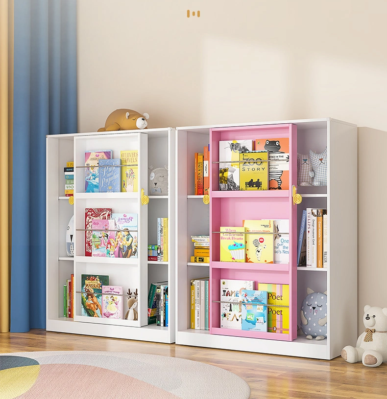 Kids Book Rack Bookshelf Children&prime; S Locker Bookcases Toys Storage Holders Children Cabinets
