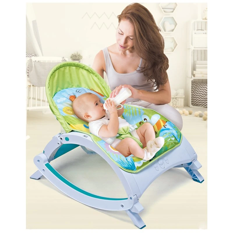 Newborn Multifunctional Baby Rocker, Electric Baby Rocking Chair Vibration and Music