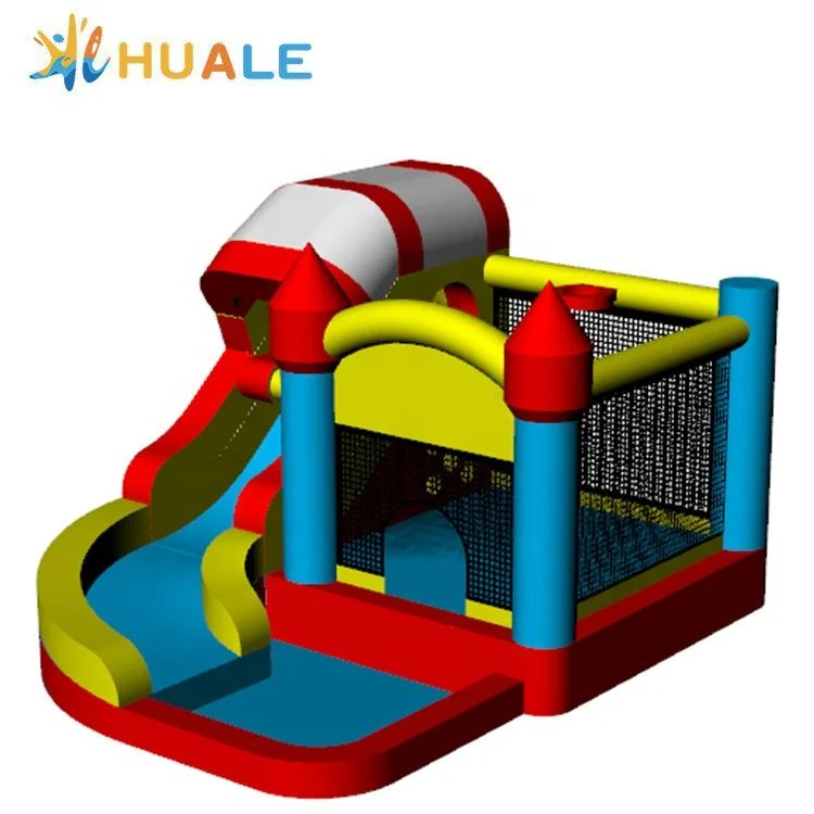 Casa con Ballpit saltarinas Bouncer Casa castillo inflable de la casa de juguete