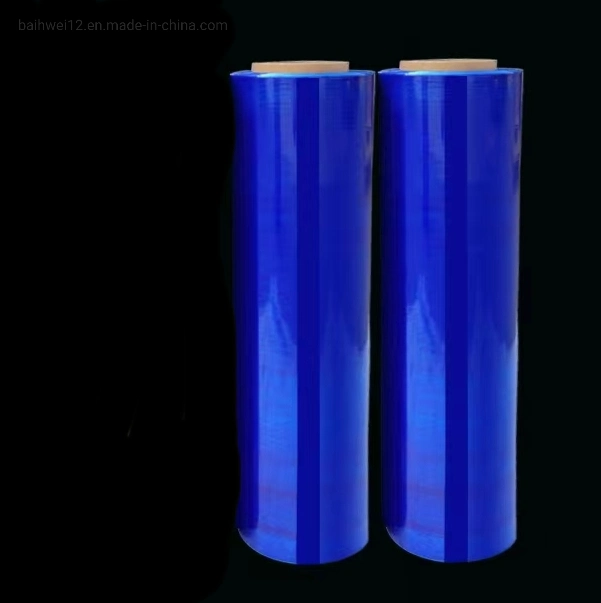 Blue Competitive Price Wrapping Stretch Film for Factory Product Packaging