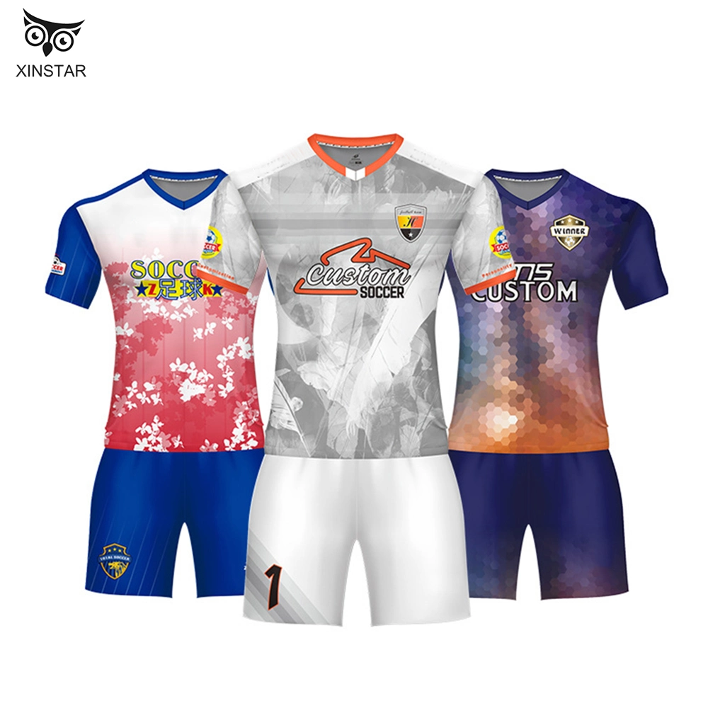 Fullth gratuito de alta calidad de diseño retro Venta Camiseta de fútbol