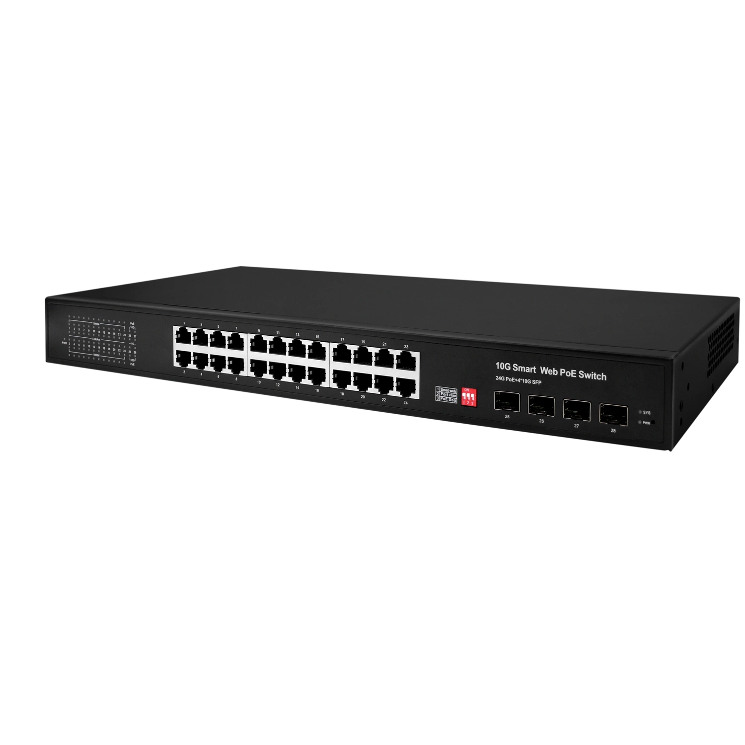 10g Poe Switch 24 Ports 10/100/1000Mbps Managed