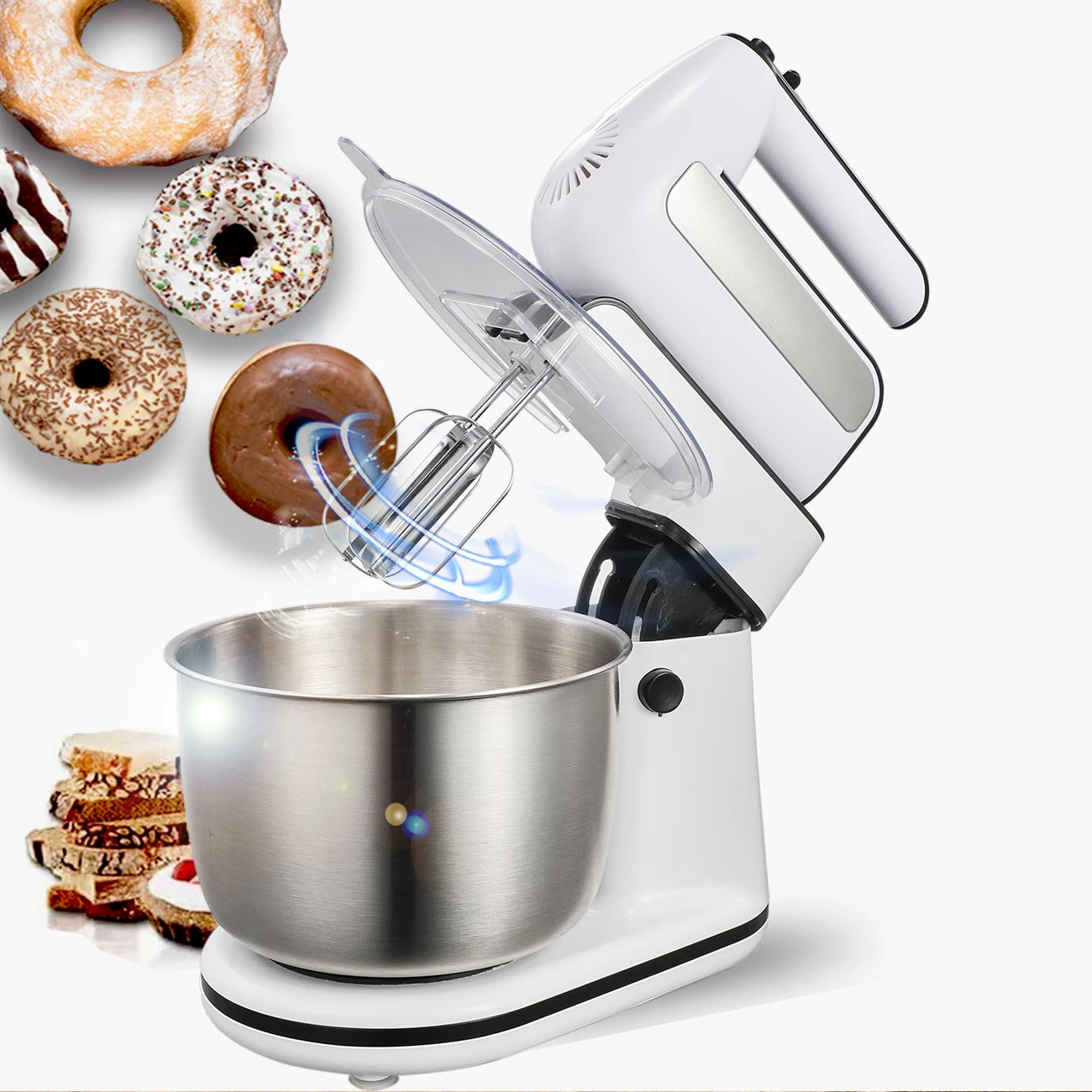 Kitchen Stand Food Mixer New ABS Plastic Electric Cake Mixer Manufacture Pastry Mixers