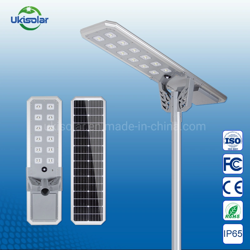 Ukisolar Aluminum Shell Solar LED Light Outdoor 100W 120W Green Power Street Lights